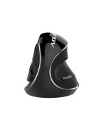 ADJ Mouse Verticale ergonomico Wireless Shark design antiscivolo con rivestimento in gomma. Design con poggia polso removibile. Mini ricevitore USB . Colore Nero - 510-00044