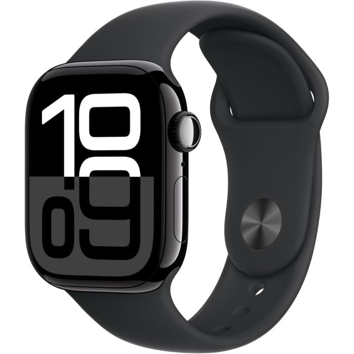 Apple Watch Series 10 42mm Jet Black Aluminium Sport Band S M Black EUROPA